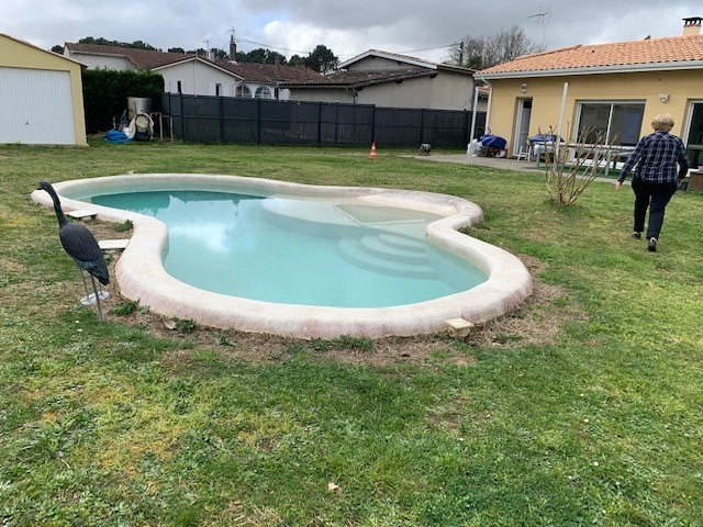 Jardin avant création et aménagement par notre architecte paysagiste à Bordeaux